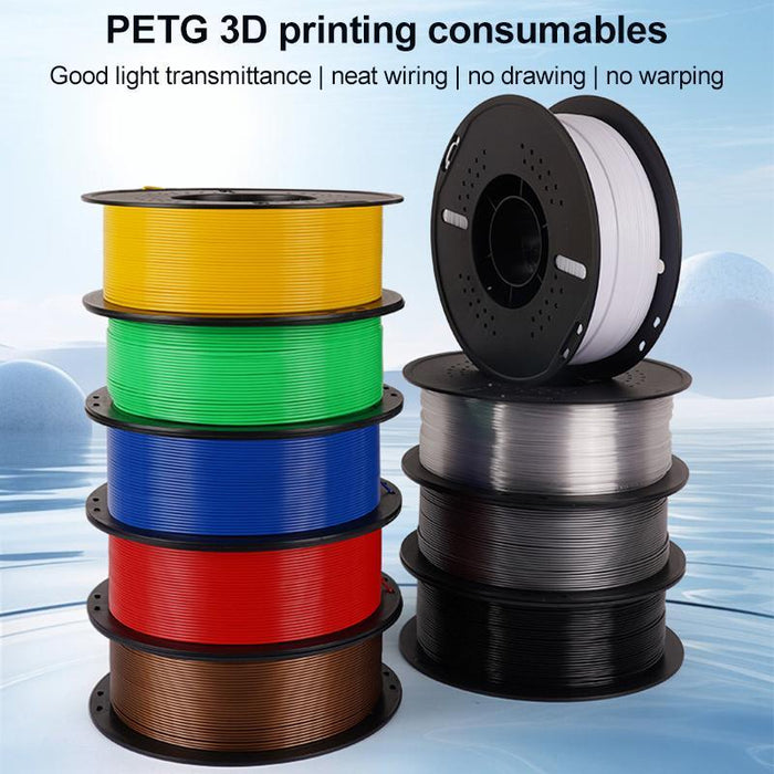 1.75Mm Petg Filament Spool 1Kg For 3D Printing