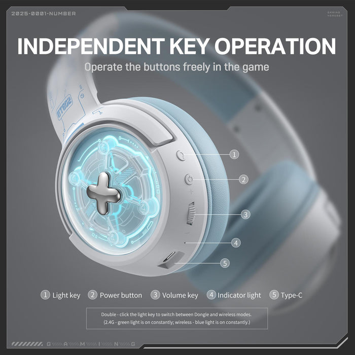 Wireless Gaming Headset Onikuma Gt802