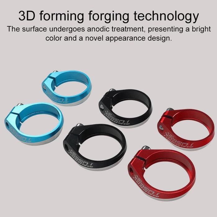 34.9Mm Red Aluminum Bike Seat Clamp