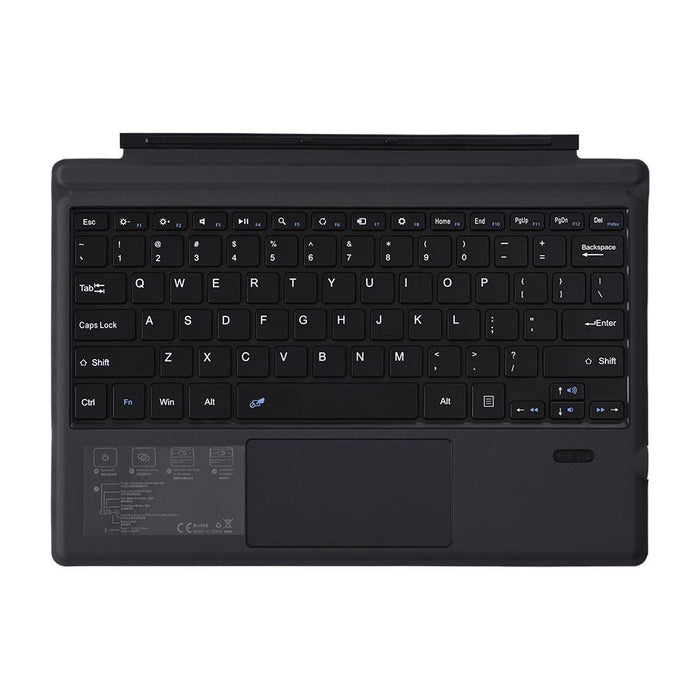 For Microsoft Surface Pro 7+ / 7 / 6 1109-A Ultra-Thin Detachable Bluetooth Keyboard Leather Tablet Case With Touchpad