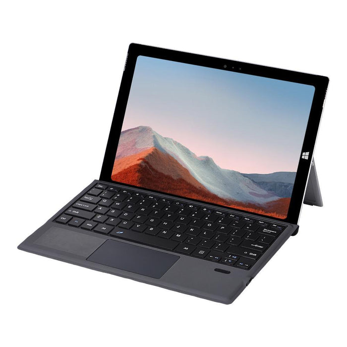 For Microsoft Surface Pro 7+ / 7 / 6 1109-A Ultra-Thin Detachable Bluetooth Keyboard Leather Tablet Case With Touchpad