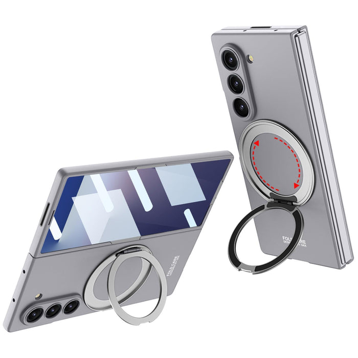 For Samsung Galaxy Z Fold7 5G Ultra-Thin Magnetic Phone Case With Rotating Bracket