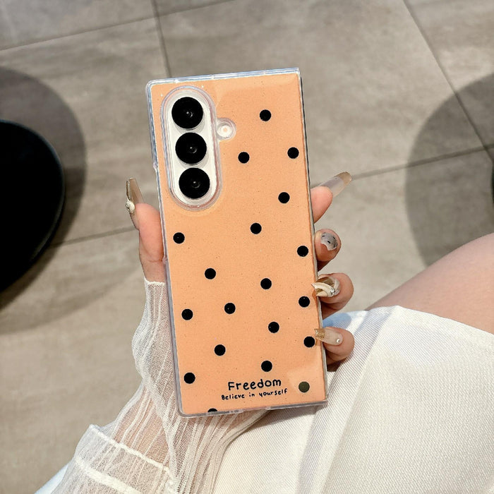 For Samsung Galaxy Z Fold7 5G Sparkling Dotted Pattern Phone Case