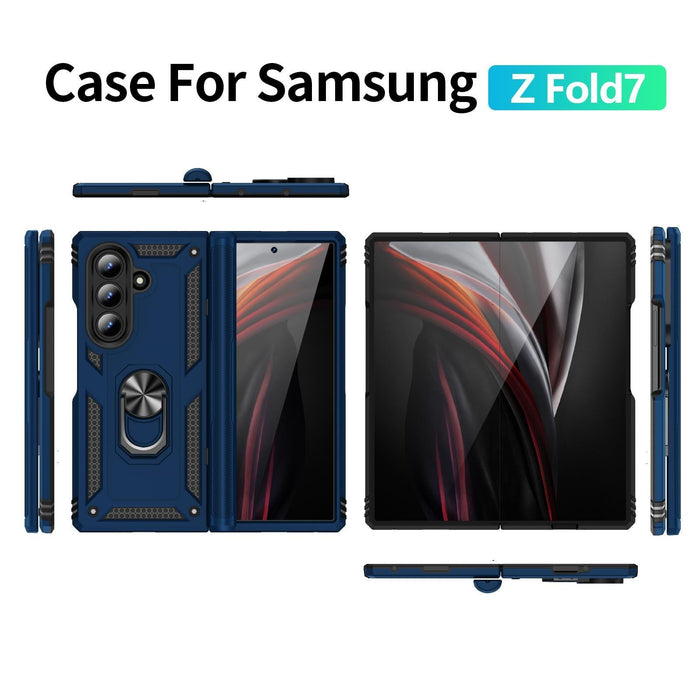 For Samsung Galaxy Z Fold7 5G Shockproof Tpu & Pc Phone Case With Holder