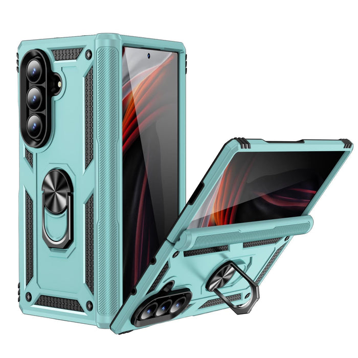 For Samsung Galaxy Z Fold7 5G Shockproof Tpu & Pc Phone Case With Holder