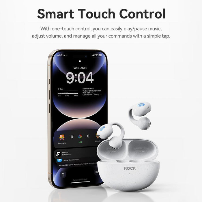 Rock Eb500 Rau07590 Bluetooth 5.4 Wireless Earcuffs Earphones