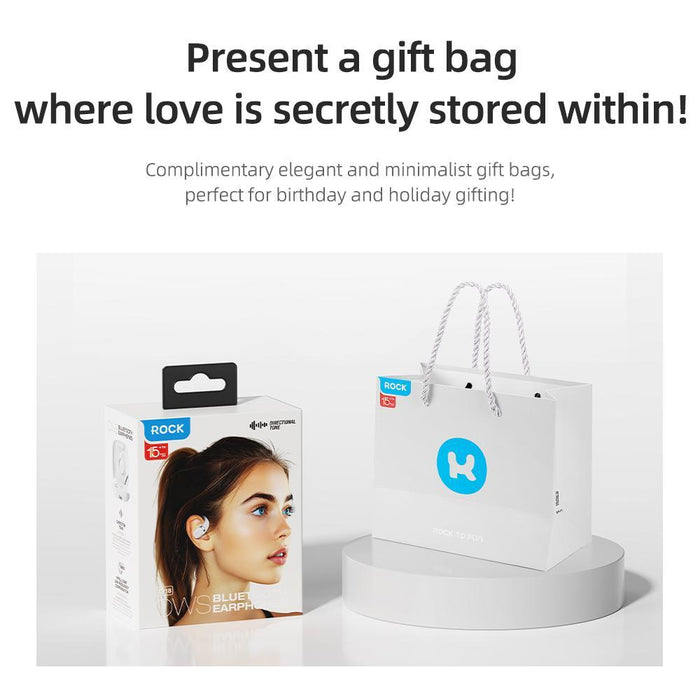 Rock X718 Rau0783 Bluetooth 5.4 Wireless Ear-Hugs Earphones