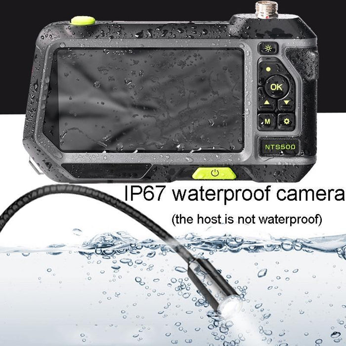 Nts500 8Mm Dual Lens 5M Industrial Pipeline Endoscope With 5 Inch Hd Screen