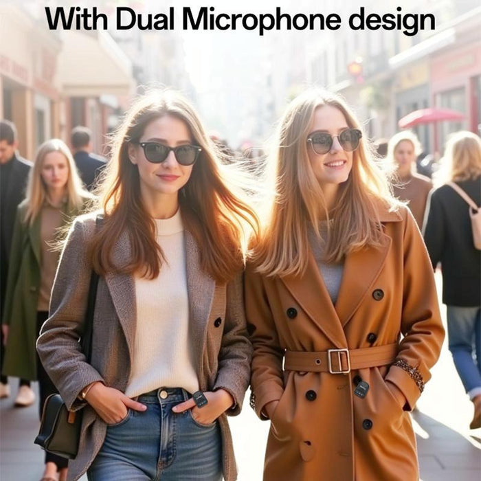 2-In-1 Magnetic Lavalier Microphone Black