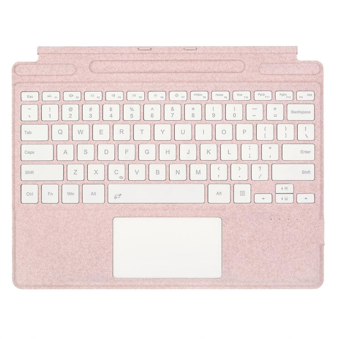 For Microsoft Surface Pro 9 / 10 / 11 / 12 Single Colour Backlight Tablet Bluetooth Keyboard With Touch Pad