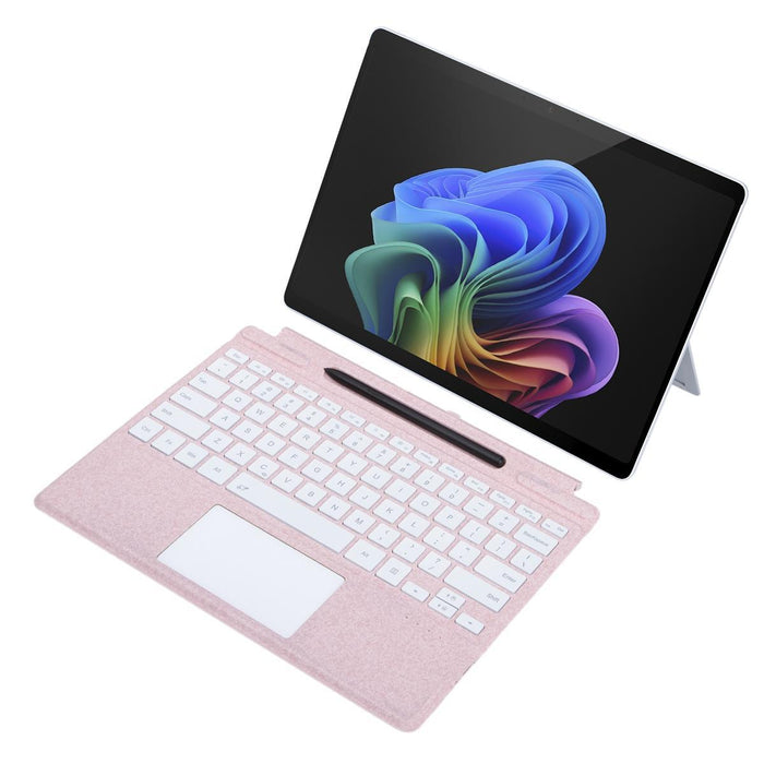 For Microsoft Surface Pro 9 / 10 / 11 / 12 Single Colour Backlight Tablet Bluetooth Keyboard With Touch Pad