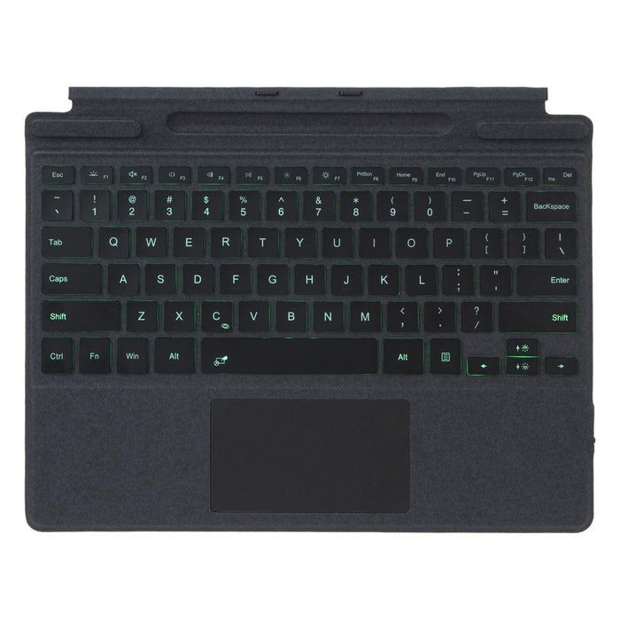 For Microsoft Surface Pro 9 / 10 / 11 / 12 Single Colour Backlight Tablet Bluetooth Keyboard With Touch Pad