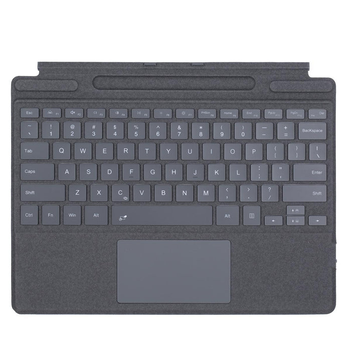 For Microsoft Surface Pro 9 / 10 / 11 / 12 Single Colour Backlight Tablet Bluetooth Keyboard With Touch Pad