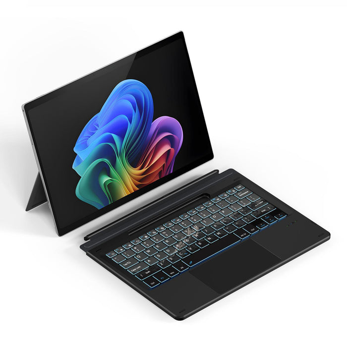 For Microsoft Surface Pro 11 / 10 / 9 / 8 Ck Pro Series Smart Magnetic Touch Bluetooth Keyboard