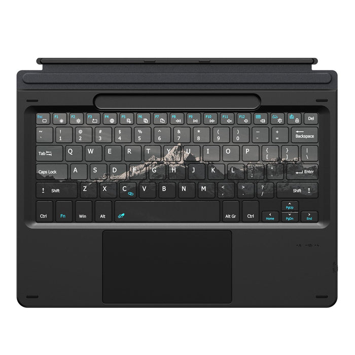 For Microsoft Surface Pro 11 / 10 / 9 / 8 Ck Pro Series Smart Magnetic Touch Bluetooth Keyboard