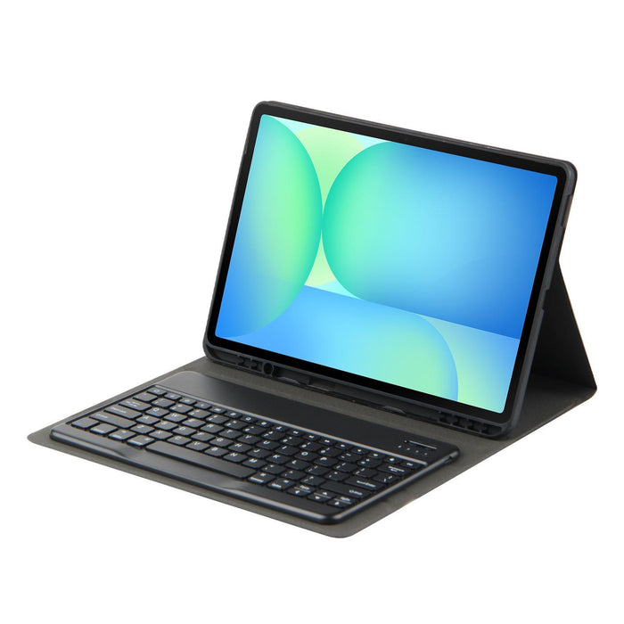 For Samsung Galaxy Tab S10 Fe+ Basics Bluetooth Keyboard Leather Tablet Case