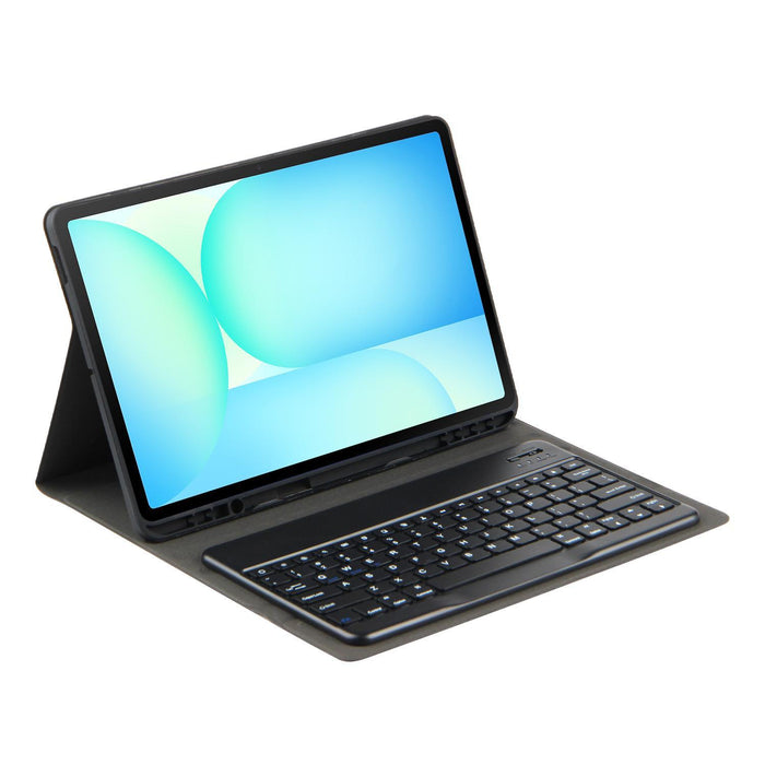 For Samsung Galaxy Tab S10 Fe+ Basics Bluetooth Keyboard Leather Tablet Case