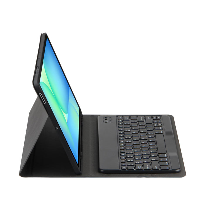 For Samsung Galaxy Tab S10 Fe+ Basics Bluetooth Keyboard Leather Tablet Case