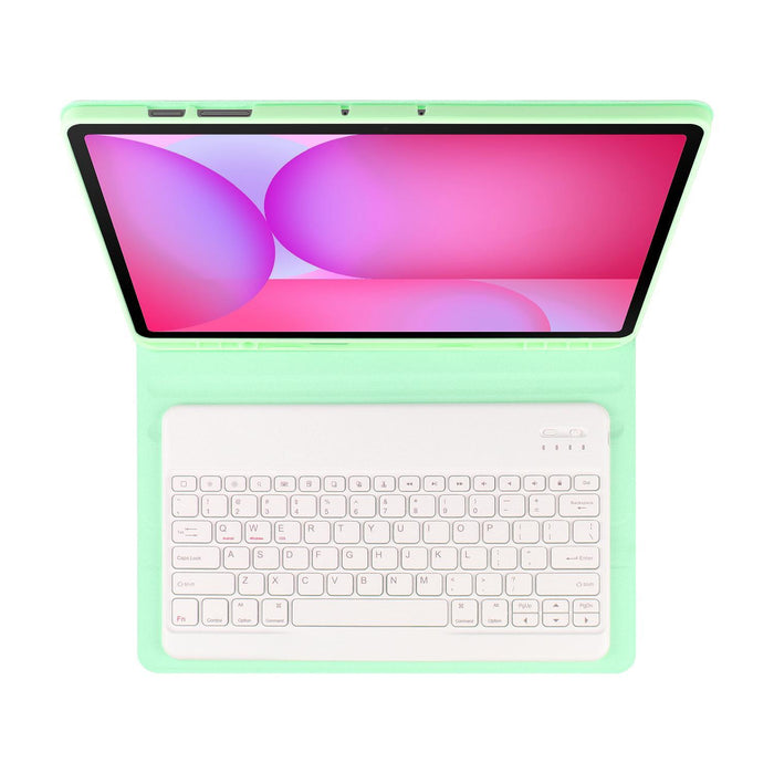 For Samsung Galaxy Tab S10 Fe+ Basics Bluetooth Keyboard Leather Tablet Case