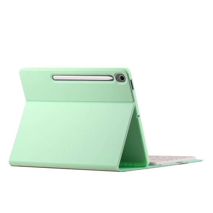 For Samsung Galaxy Tab S10 Fe+ Basics Bluetooth Keyboard Leather Tablet Case