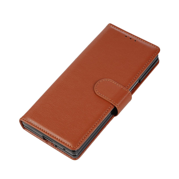 For Samsung Galaxy Z Fold7 5G 3-Card Slots Multifunctional Leather Phone Case