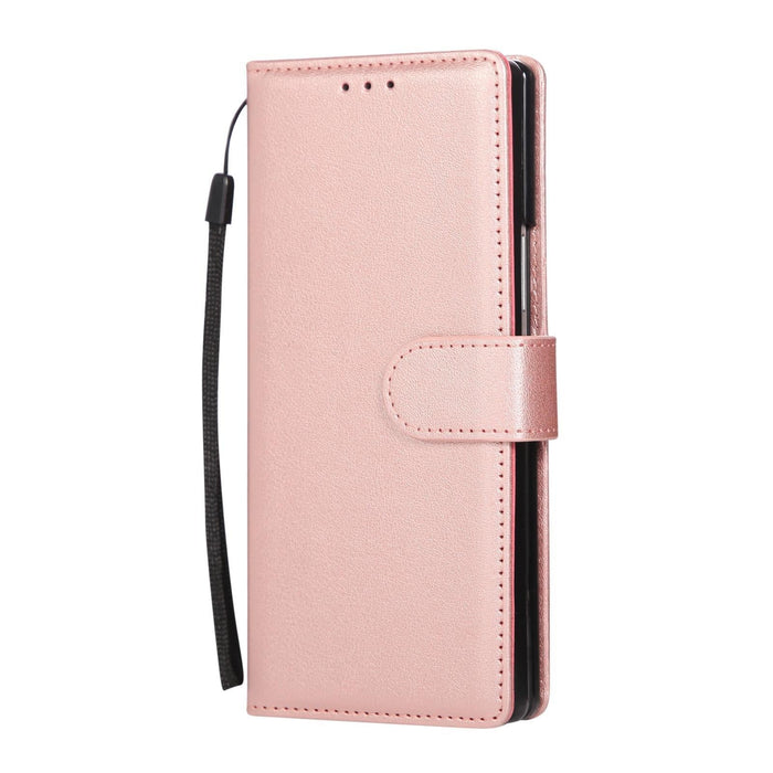 For Samsung Galaxy Z Fold7 5G 3-Card Slots Multifunctional Leather Phone Case