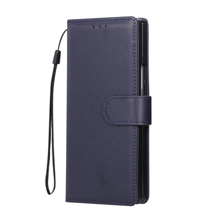 For Samsung Galaxy Z Fold7 5G 3-Card Slots Multifunctional Leather Phone Case