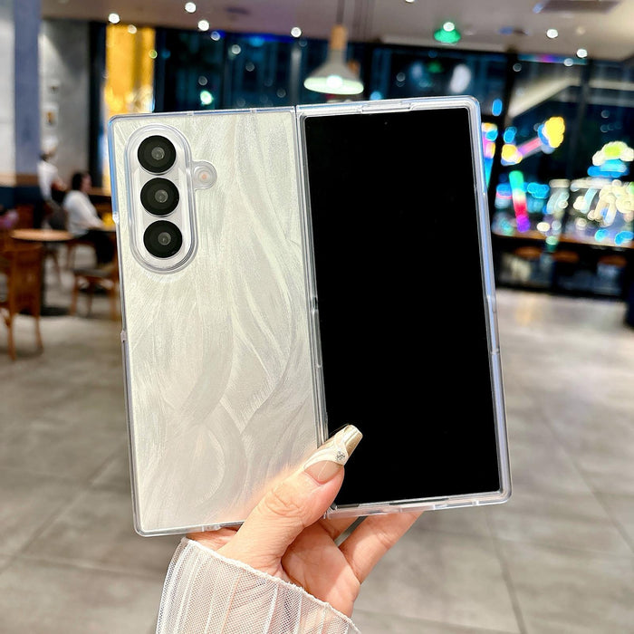 For Samsung Galaxy Z Fold7 5G Transparent Edge Pc Folding Case