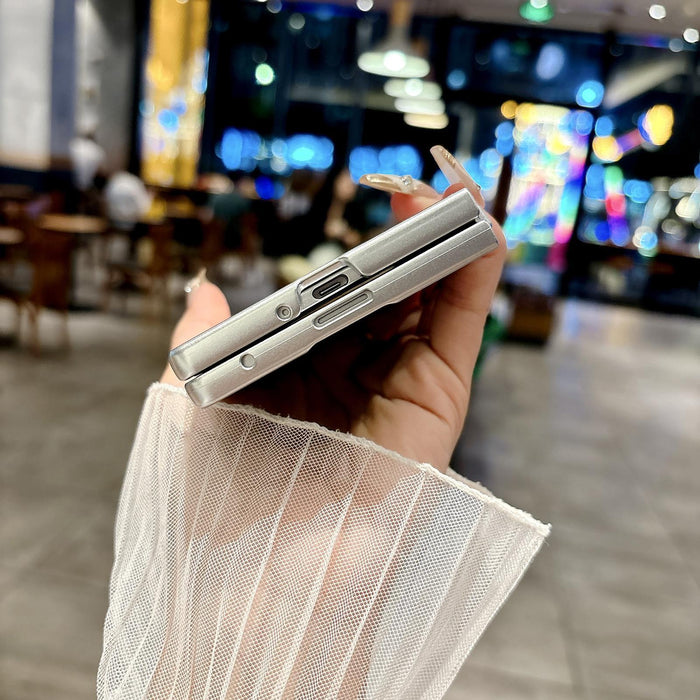 For Samsung Galaxy Z Fold7 5G Transparent Edge Pc Folding Case