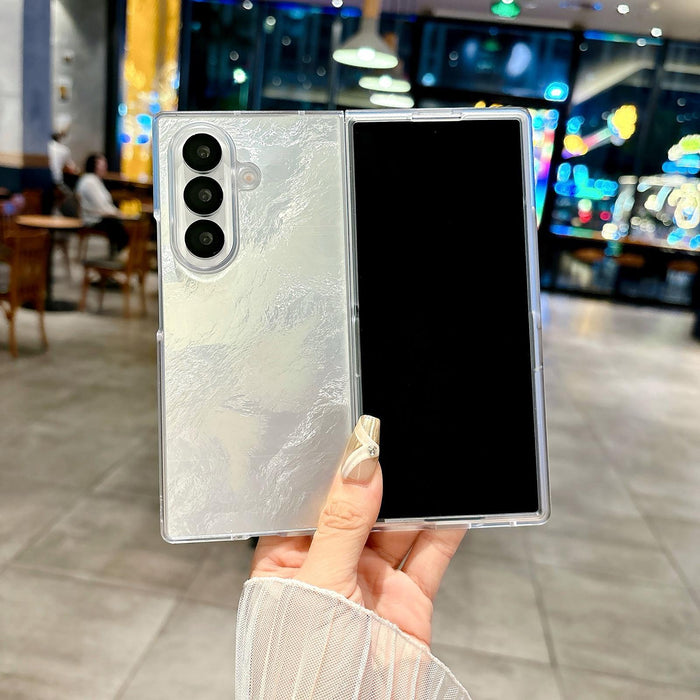 For Samsung Galaxy Z Fold7 5G Transparent Edge Pc Folding Case