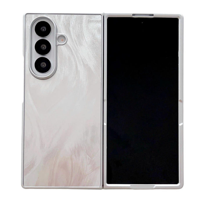 For Samsung Galaxy Z Fold7 5G Silver Edge Pc Folding Case