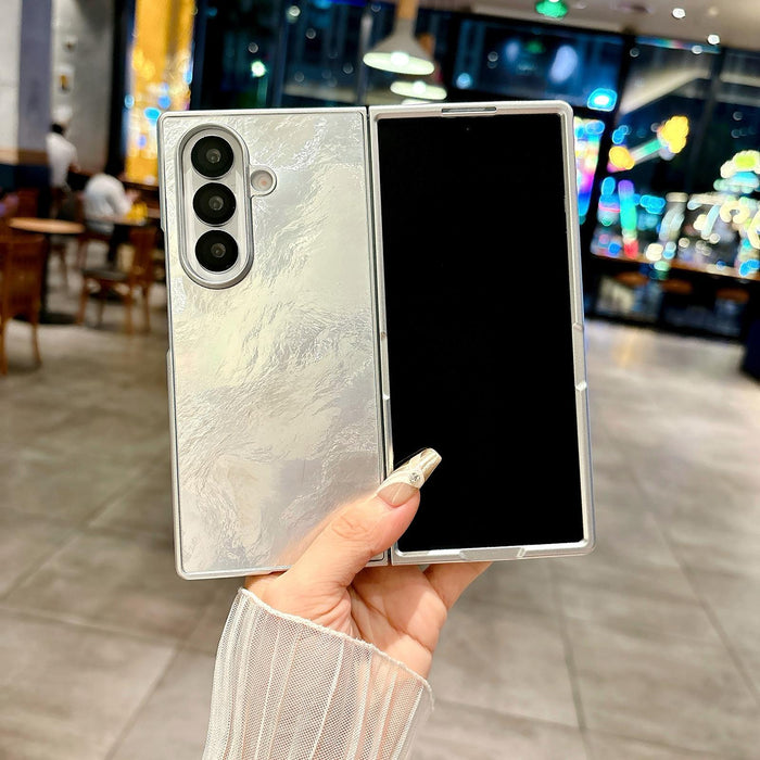 For Samsung Galaxy Z Fold7 5G Silver Edge Pc Folding Case