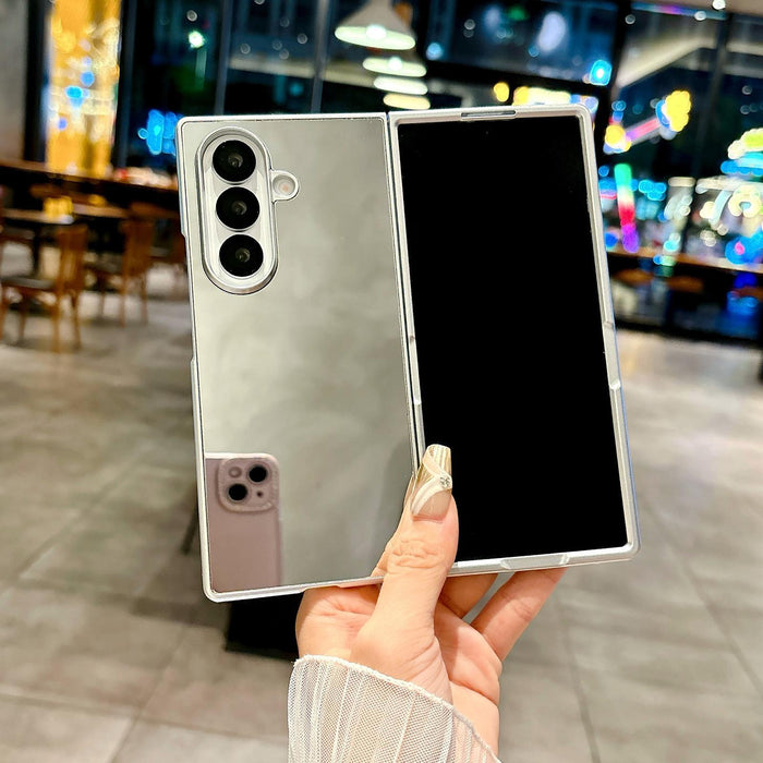 For Samsung Galaxy Z Fold7 5G Silver Edge Pc Folding Case