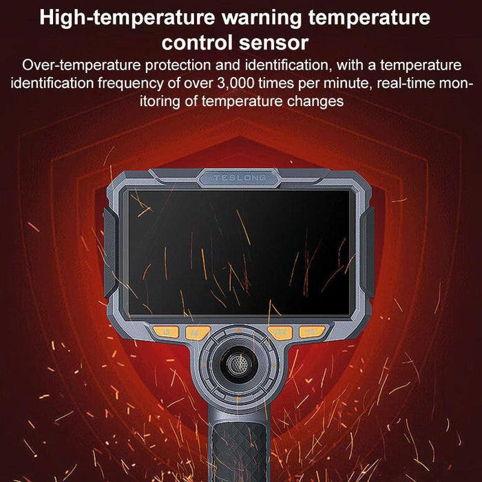 6 Inch Screen 360 Degree Steering Industrial Endoscope 1.55M Length Model 3.9Mm Single Lens