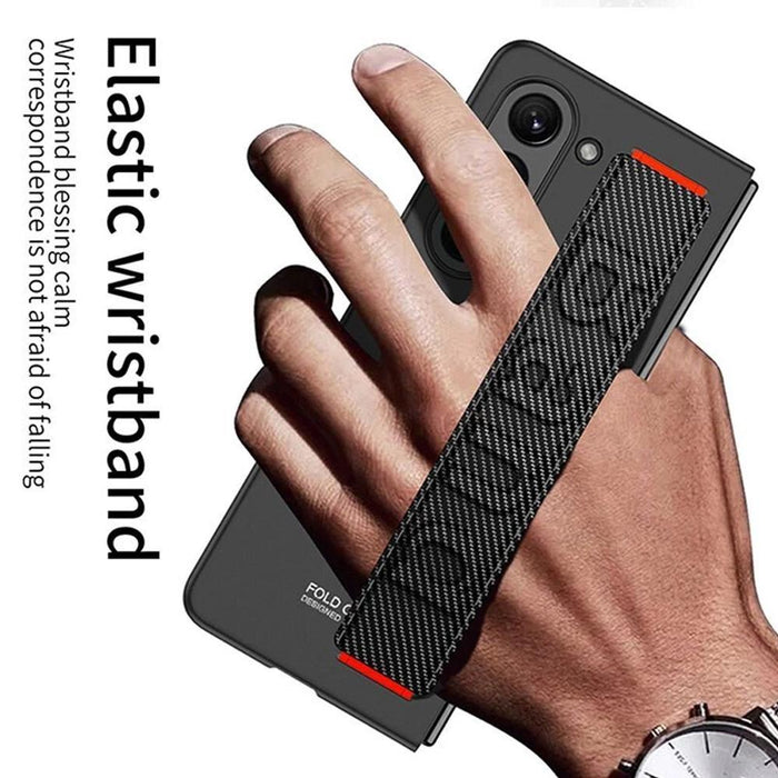 For Samsung Galaxy Z Fold7 5G Ultra-Thin Wristband Shockproof Phone Case