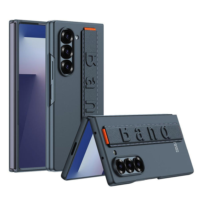 For Samsung Galaxy Z Fold7 5G Ultra-Thin Wristband Shockproof Phone Case