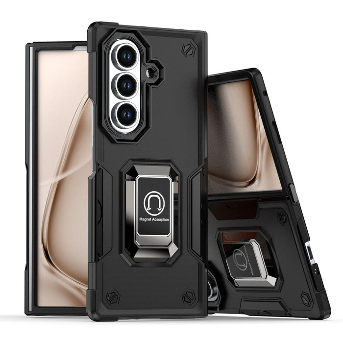For Samsung Galaxy Z Fold7 5G Non-Slip Shockproof Armor Phone Case With Ring Holder