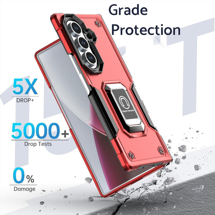 For Samsung Galaxy Z Fold7 5G Non-Slip Shockproof Armor Phone Case With Ring Holder