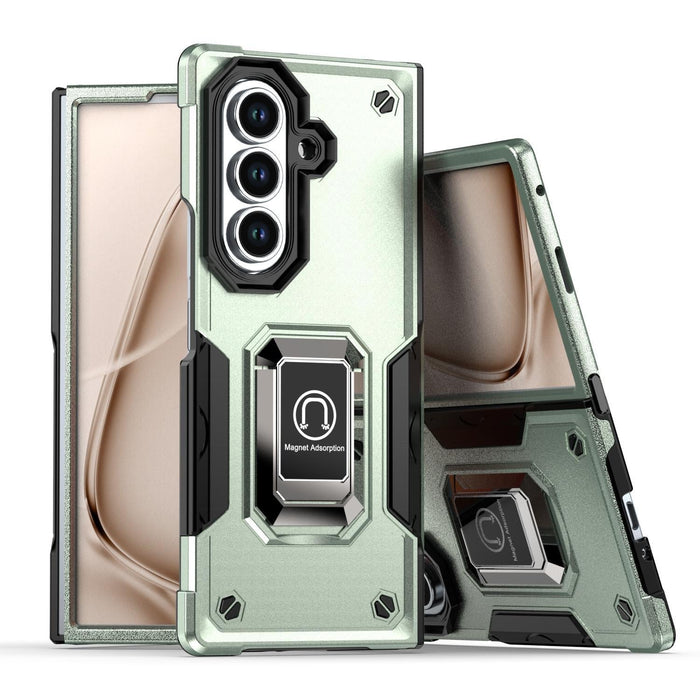 For Samsung Galaxy Z Fold7 5G Non-Slip Shockproof Armor Phone Case With Ring Holder