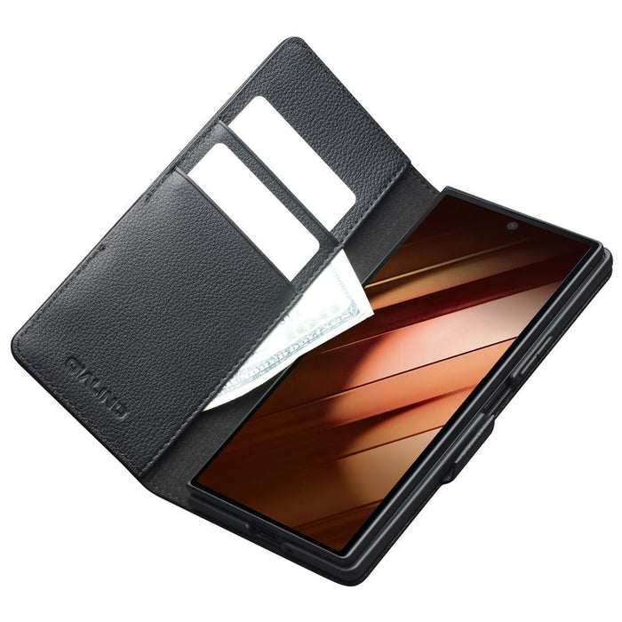 For Samsung Galaxy Z Fold7 5G Classics 3Rd Genuine Leather Phone Case