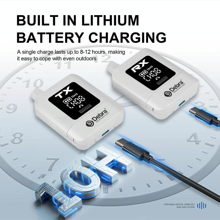 2.4G Stereo Wireless Monitor System + Earphones