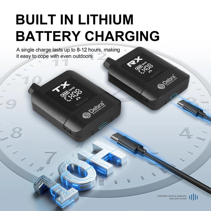 2.4G Stereo Wireless Monitor System + Earphones