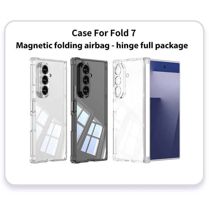 For Samsung Galaxy Z Fold7 5G Magnetic Hinge Airbag Phone Case