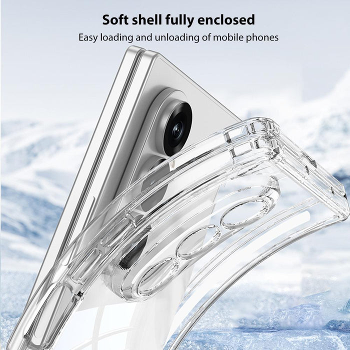 For Samsung Galaxy Z Fold7 5G Magnetic Hinge Airbag Phone Case