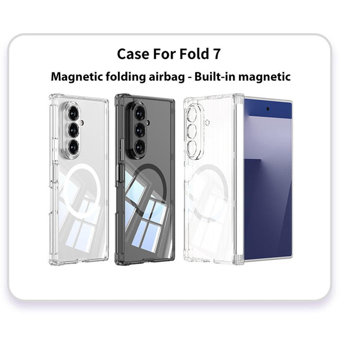 For Samsung Galaxy Z Fold7 5G Magnetic Hinge Airbag Phone Case