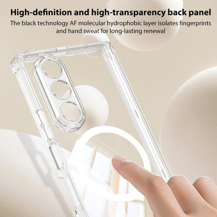 For Samsung Galaxy Z Fold7 5G Magnetic Hinge Airbag Phone Case