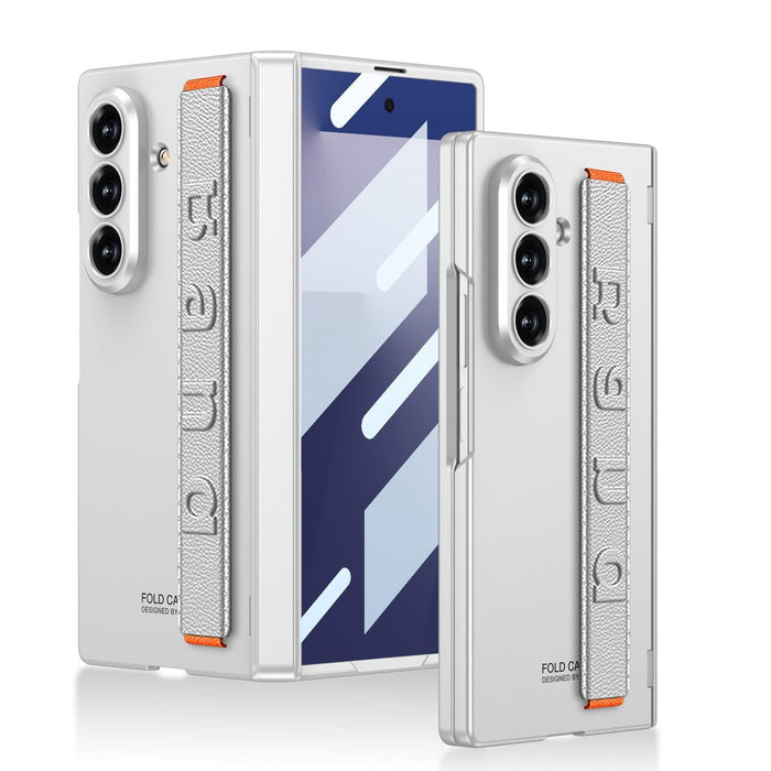 For Samsung Galaxy Z Fold7 5G Integrated Magnetic Folding Hinged Wristband Phone Case