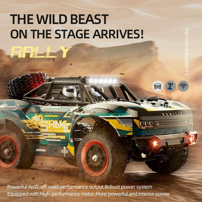 1:18 4Wd Carbon Brush Short Truck Rc Car