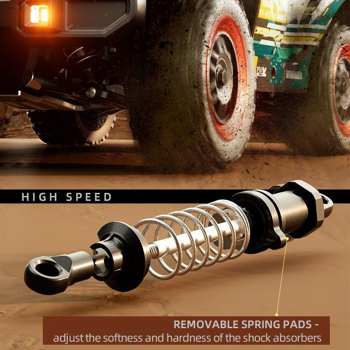 1:18 4Wd Carbon Brush Short Truck Rc Car