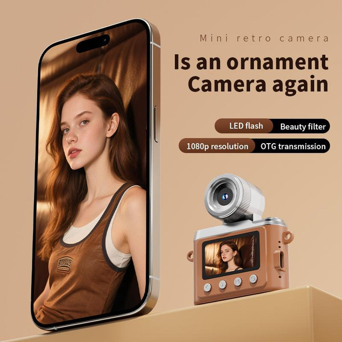 1.47 Inch Hd Camera For Kids Retro Design
